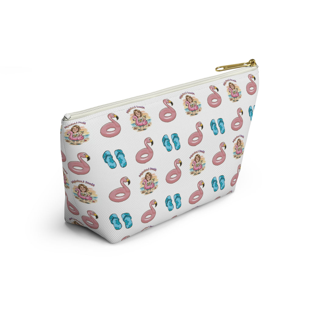 "About Lastnight" Accessory Pouch w T-bottom