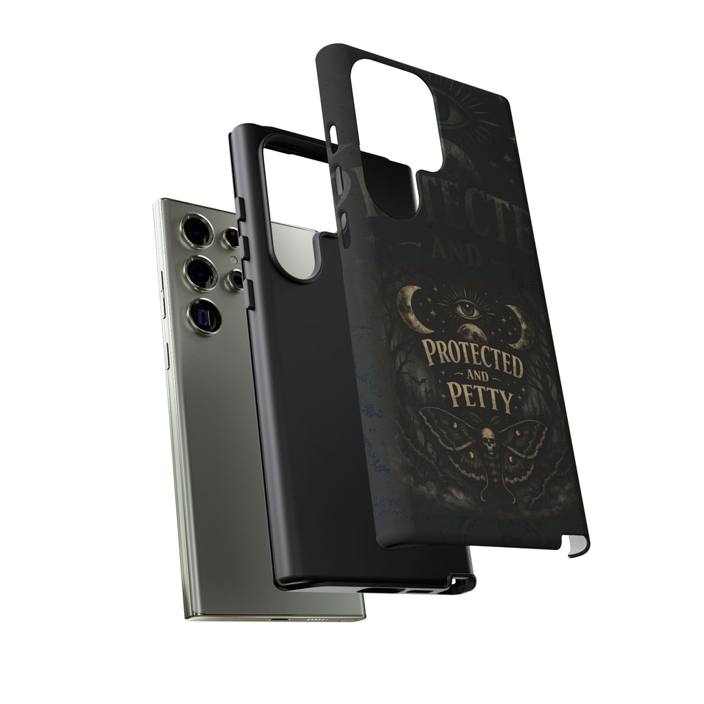 Phone Case — Gothic 'Protected and Petty' Tough Protective Cover