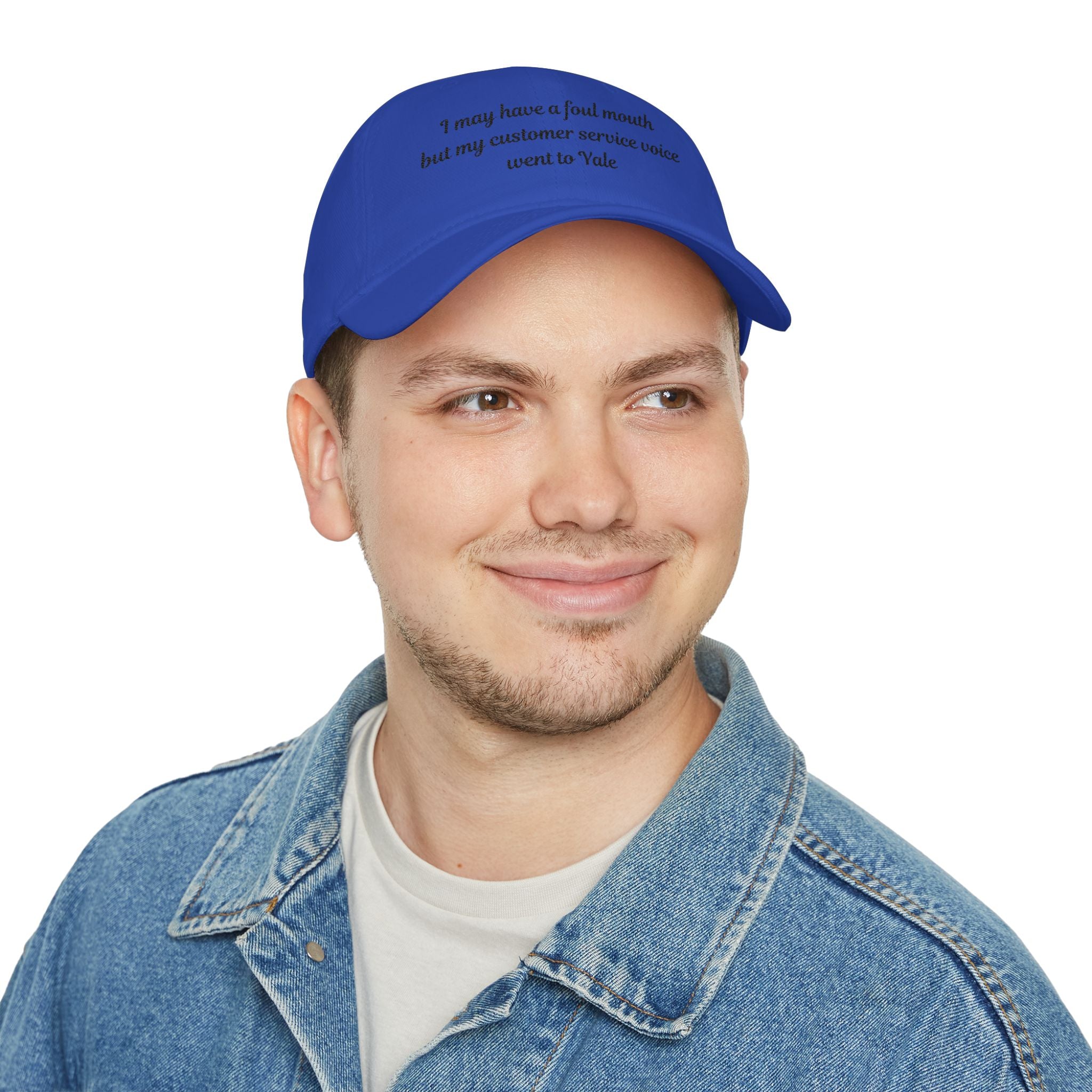 I may have a foul mouth Low Profile Embroidered Baseball Cap — Women's Attitude Hat