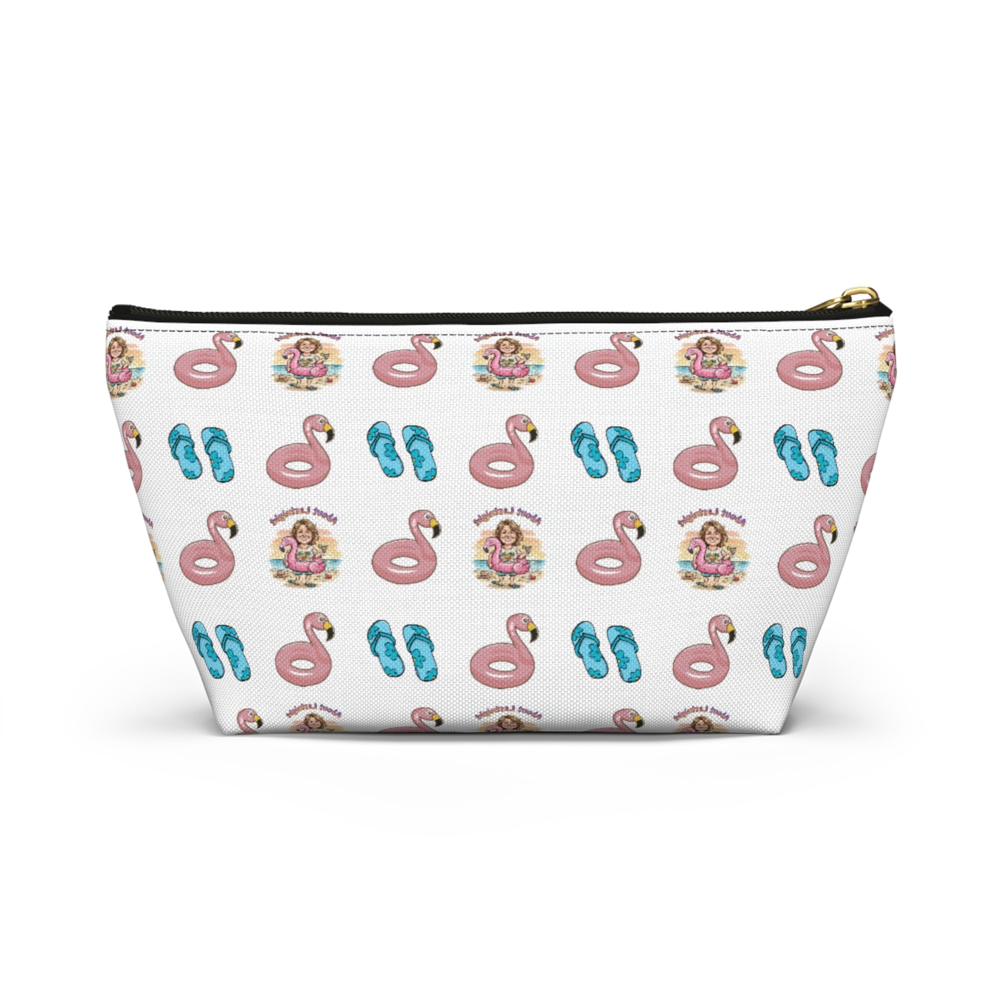 "About Lastnight" Accessory Pouch w T-bottom