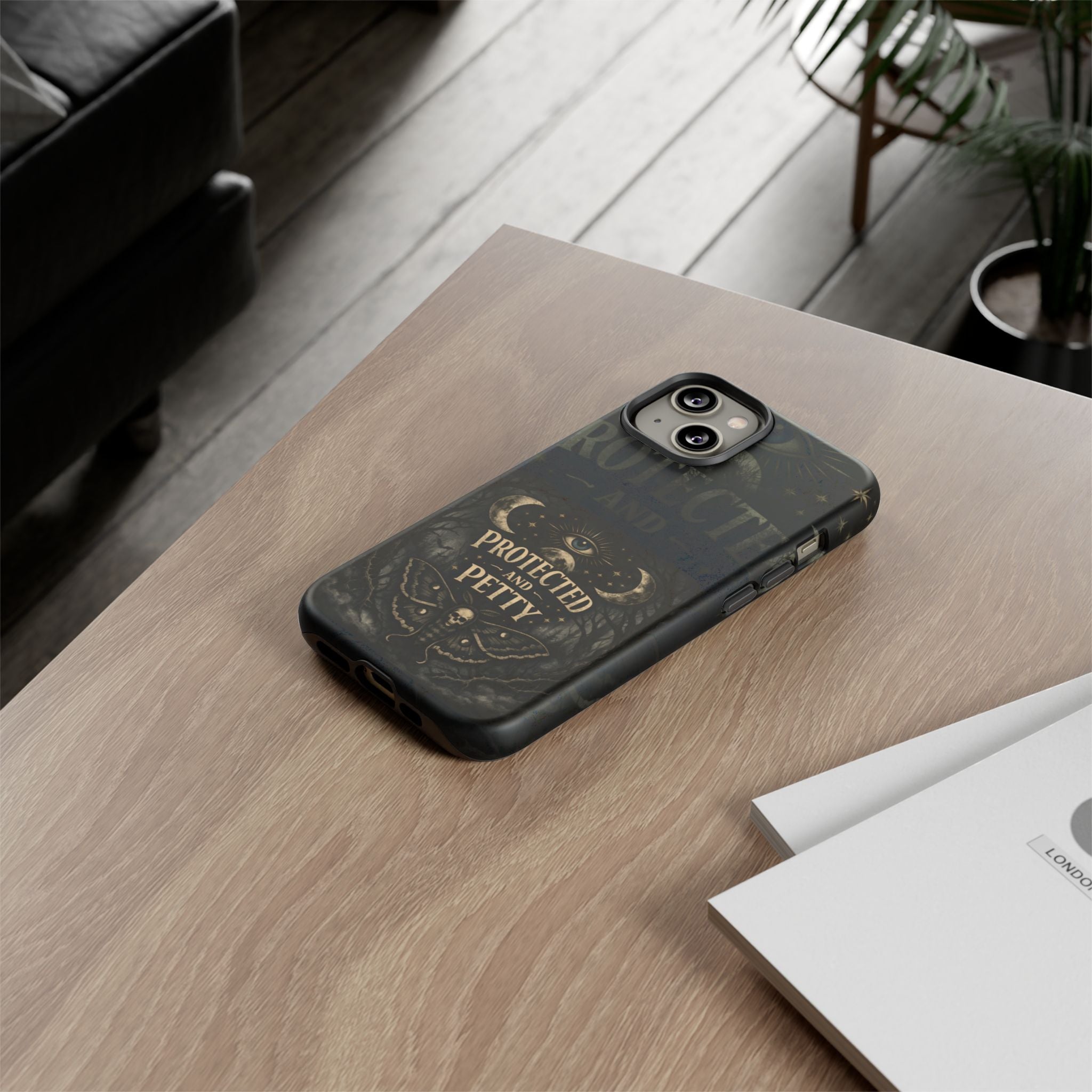 Phone Case — Gothic 'Protected and Petty' Tough Protective Cover