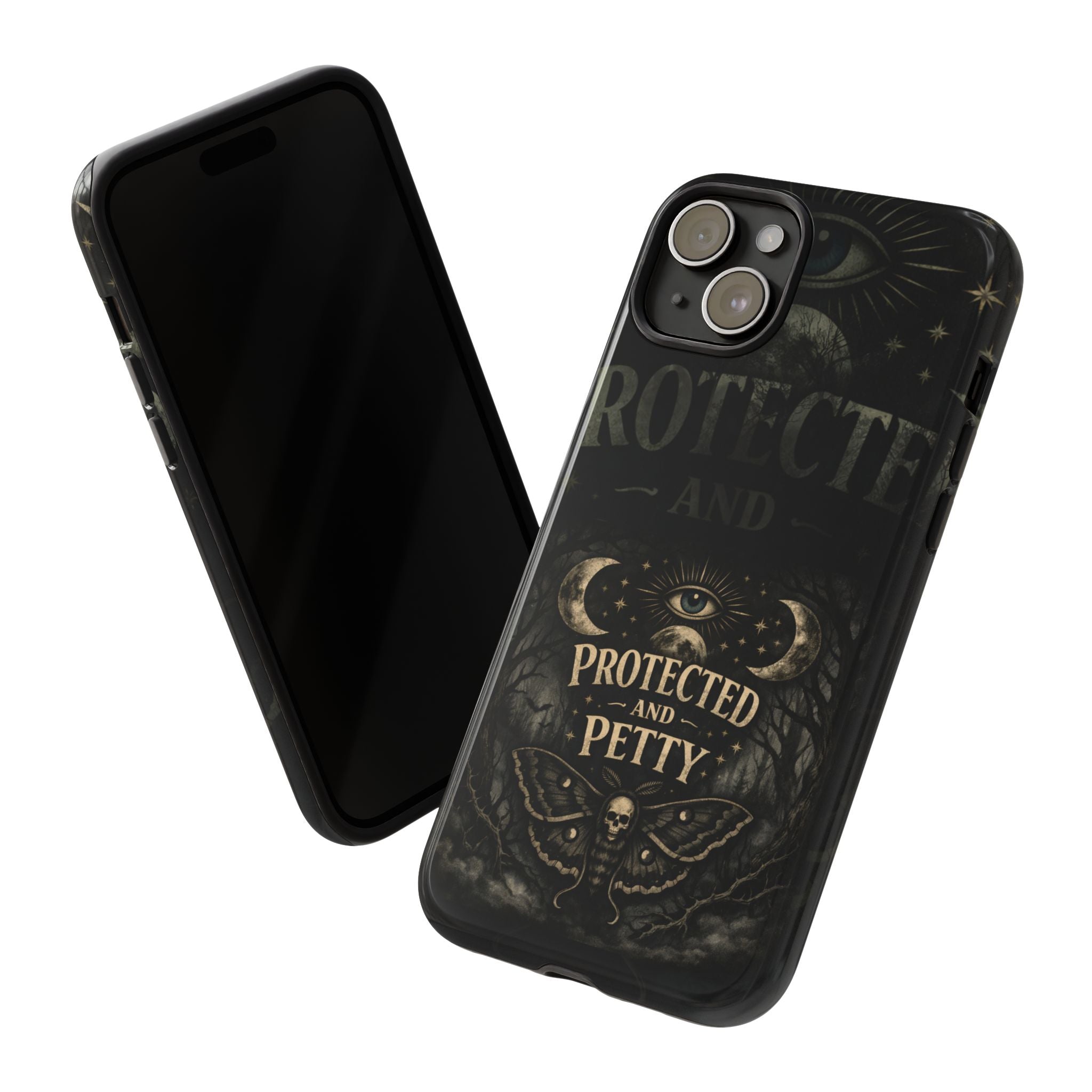 Phone Case — Gothic 'Protected and Petty' Tough Protective Cover
