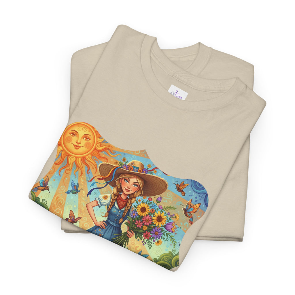 Summer Sunflower Scarecrow T-Shirt — "Don't Tell Me What To Do" Graphic Tee