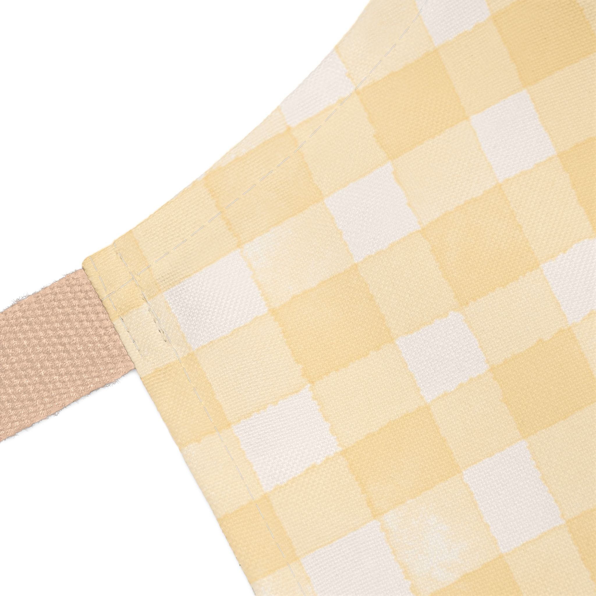 Garlic Lovers Apron — "If You Don't Smell Like Garlic, We Can't Be Friends" Yellow Gingham
