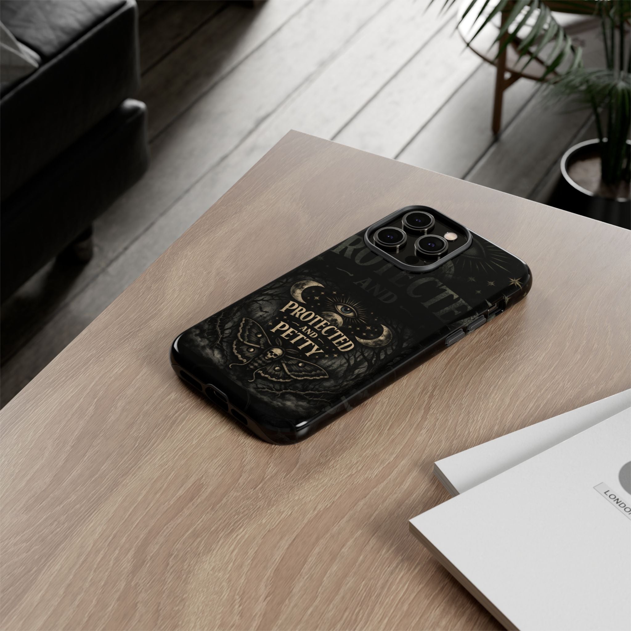 Phone Case — Gothic 'Protected and Petty' Tough Protective Cover