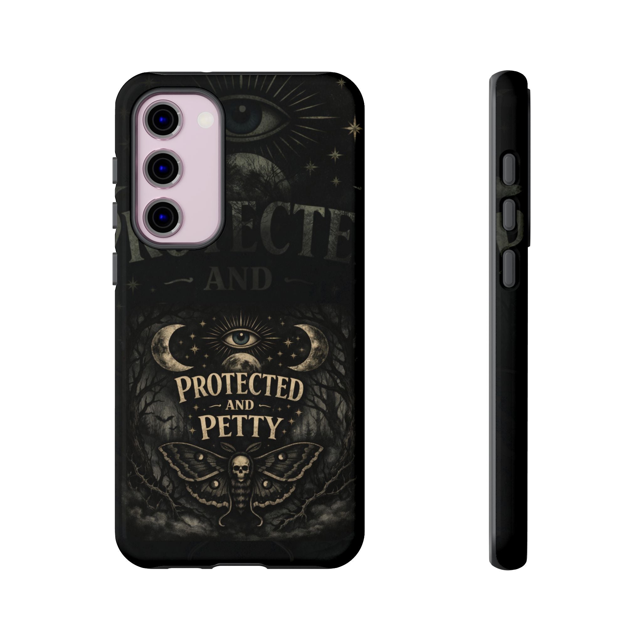 Phone Case — Gothic 'Protected and Petty' Tough Protective Cover