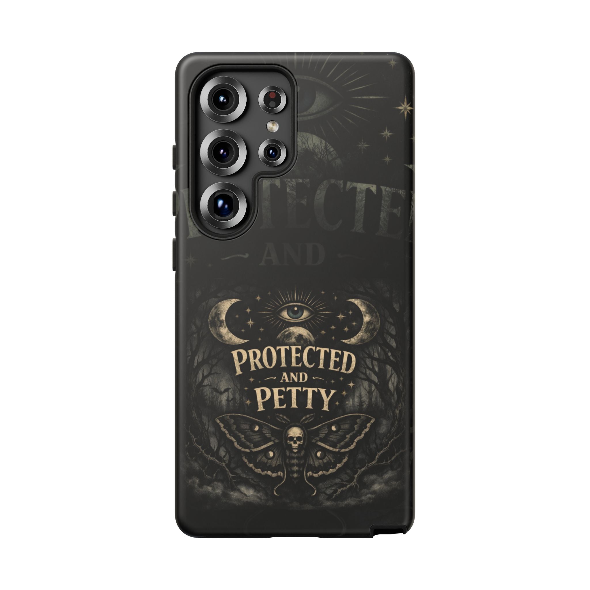 Phone Case — Gothic 'Protected and Petty' Tough Protective Cover