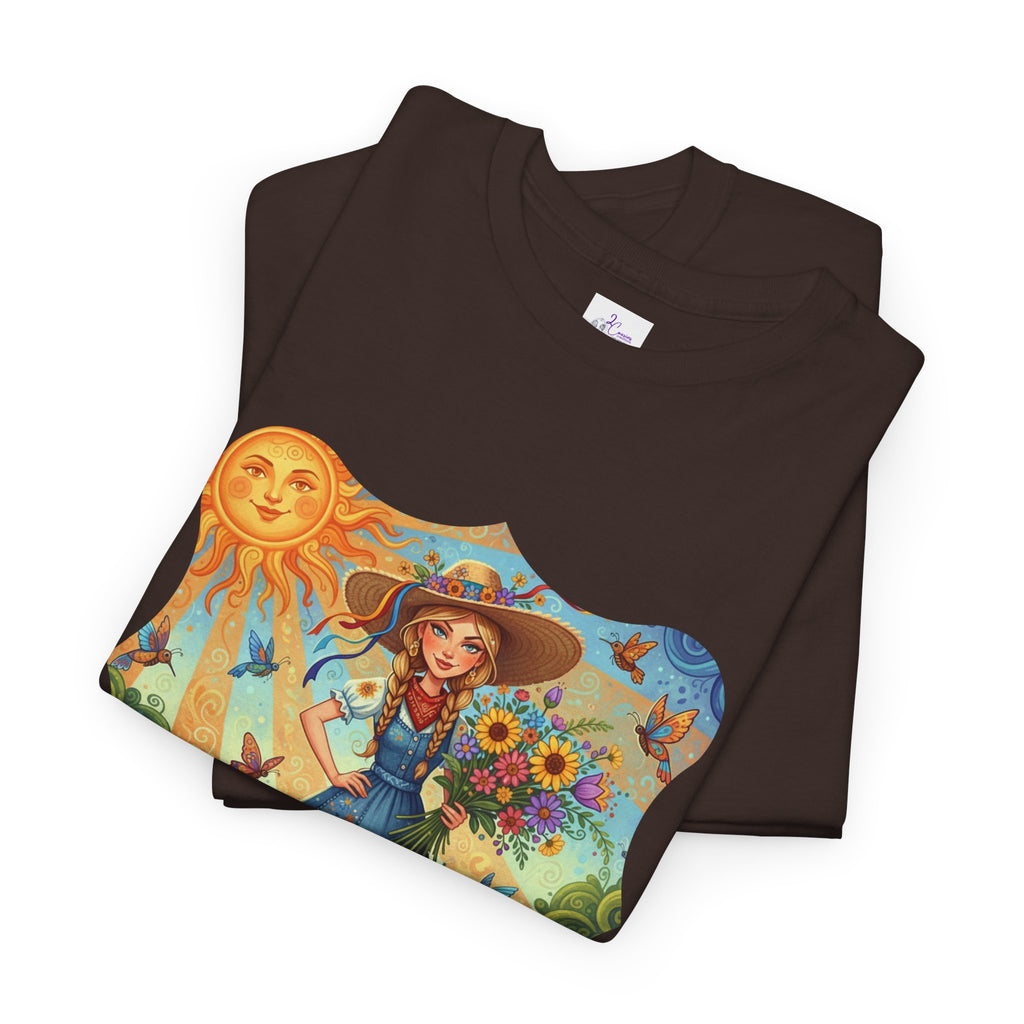 Summer Sunflower Scarecrow T-Shirt — "Don't Tell Me What To Do" Graphic Tee