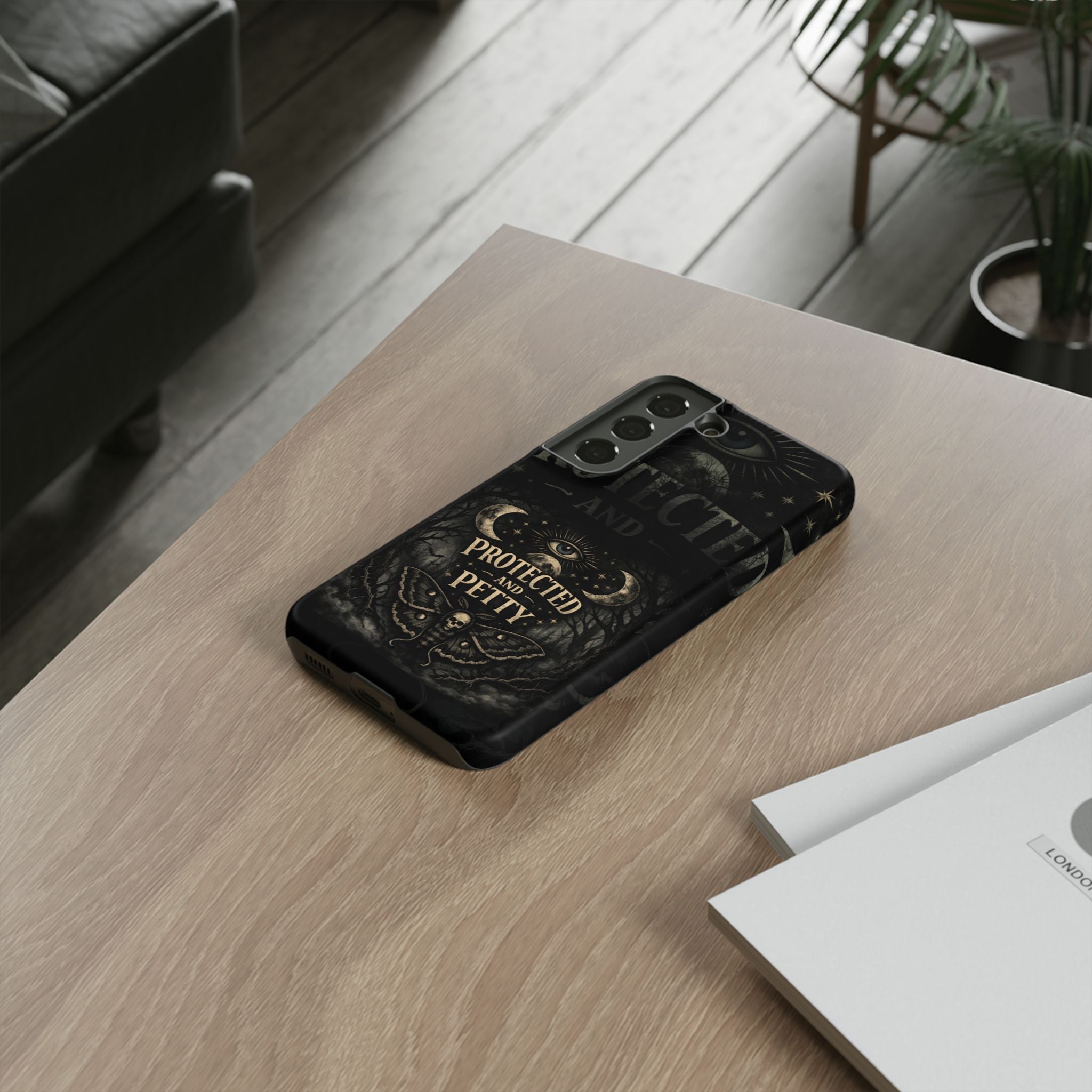 Phone Case — Gothic 'Protected and Petty' Tough Protective Cover