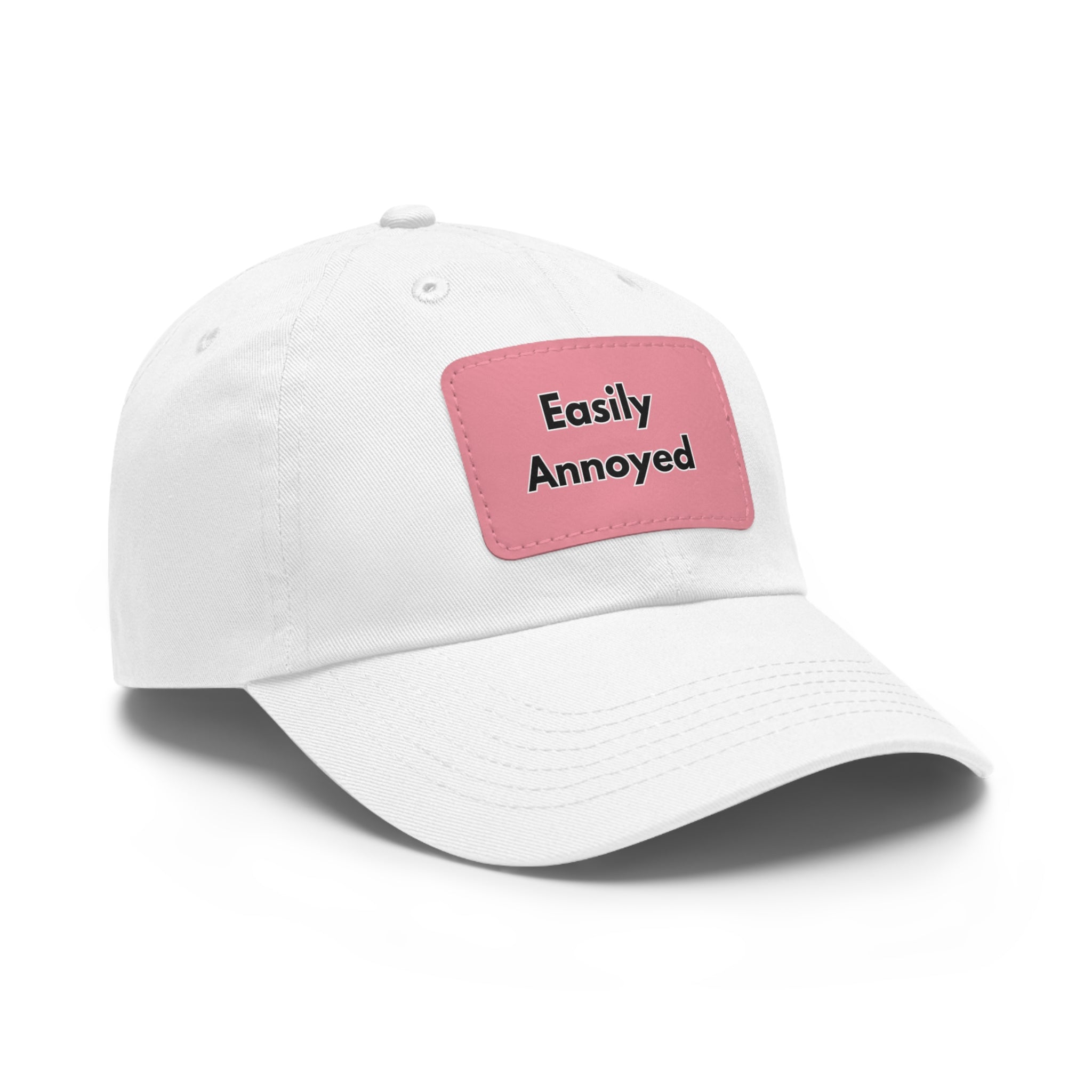Easily Annoyed Leather Patch "Dad Hat" – Funny Casual Cap