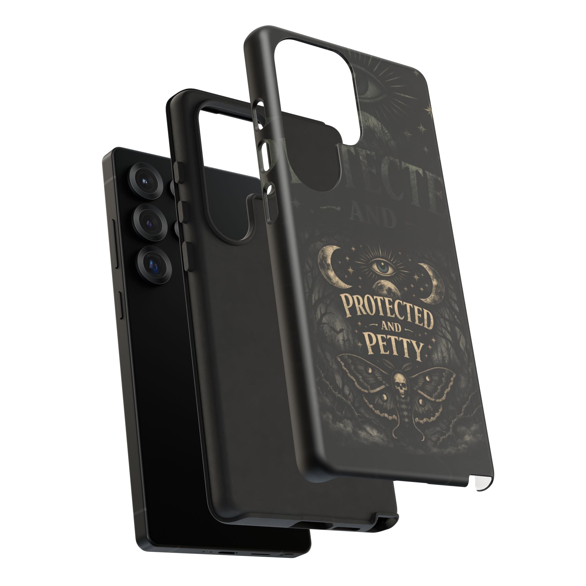 Phone Case — Gothic 'Protected and Petty' Tough Protective Cover