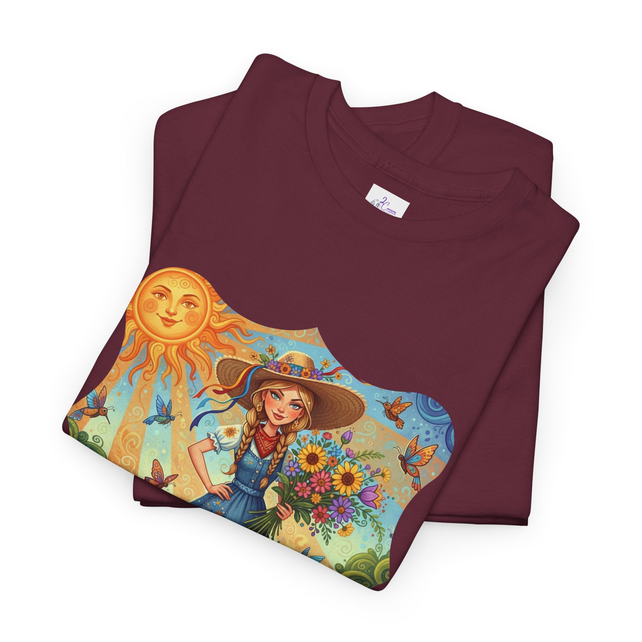 Summer Sunflower Scarecrow T-Shirt — "Don't Tell Me What To Do" Graphic Tee