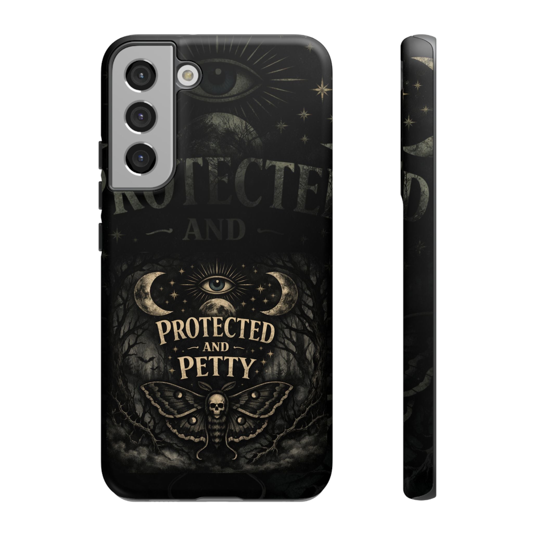 Phone Case — Gothic 'Protected and Petty' Tough Protective Cover