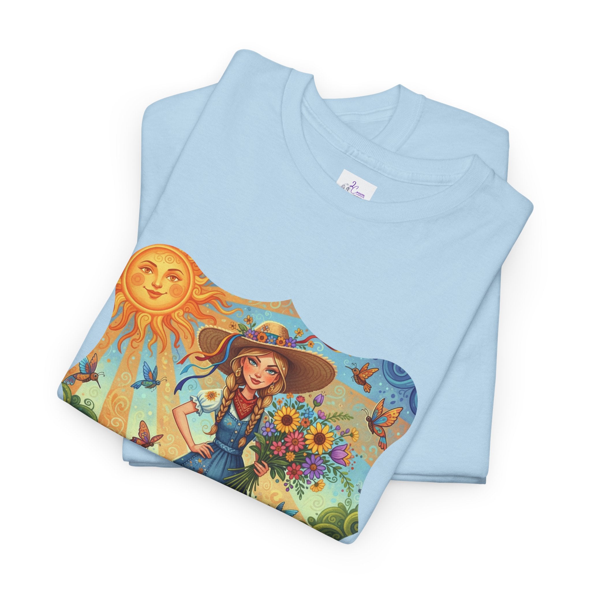 Summer Sunflower Scarecrow T-Shirt — "Don't Tell Me What To Do" Graphic Tee
