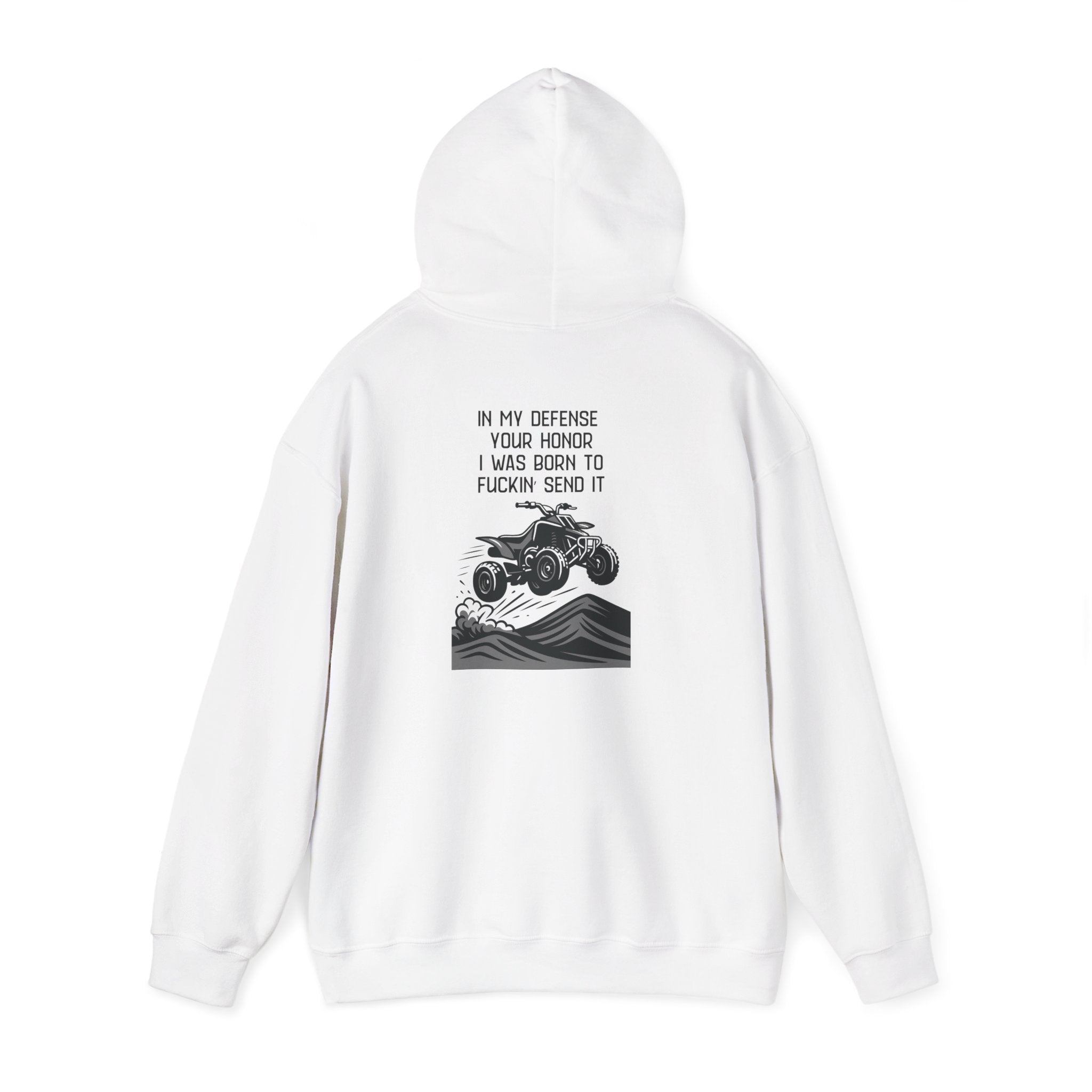 Hoodie — "In My Defense Your Honor" Off‑Road ATV Hoodie