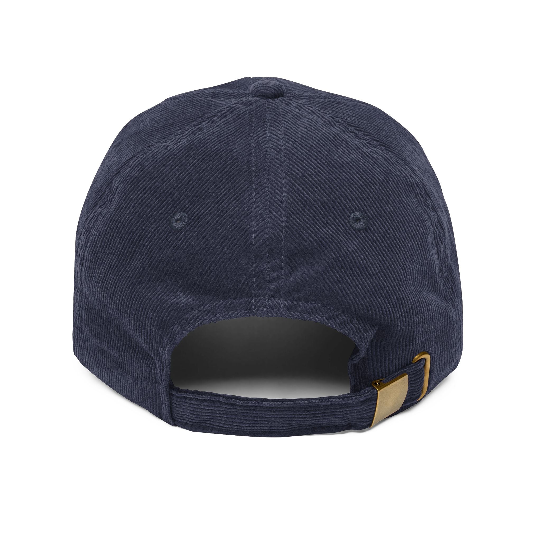 Embroidered Corduroy Cap — “My Dog Says You're a Hoe”