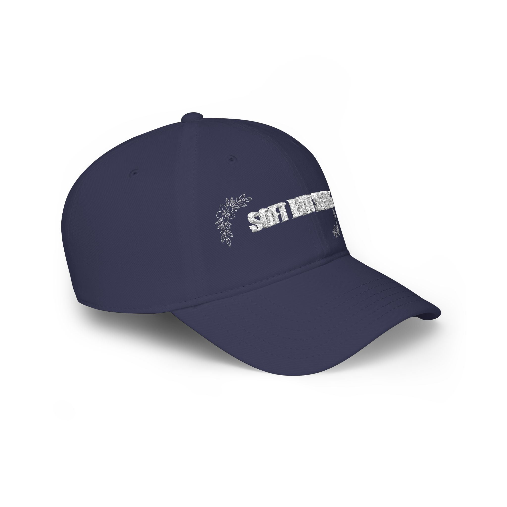 Soft But Spicy Embroidered Baseball Cap — Low Profile Summer Hat