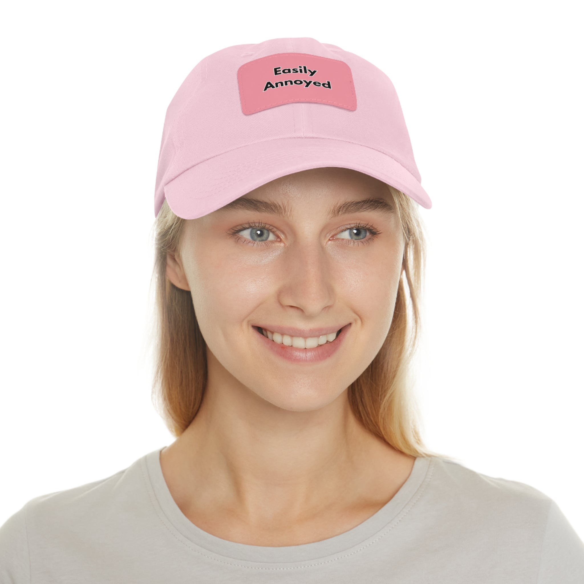 Easily Annoyed Leather Patch "Dad Hat" – Funny Casual Cap