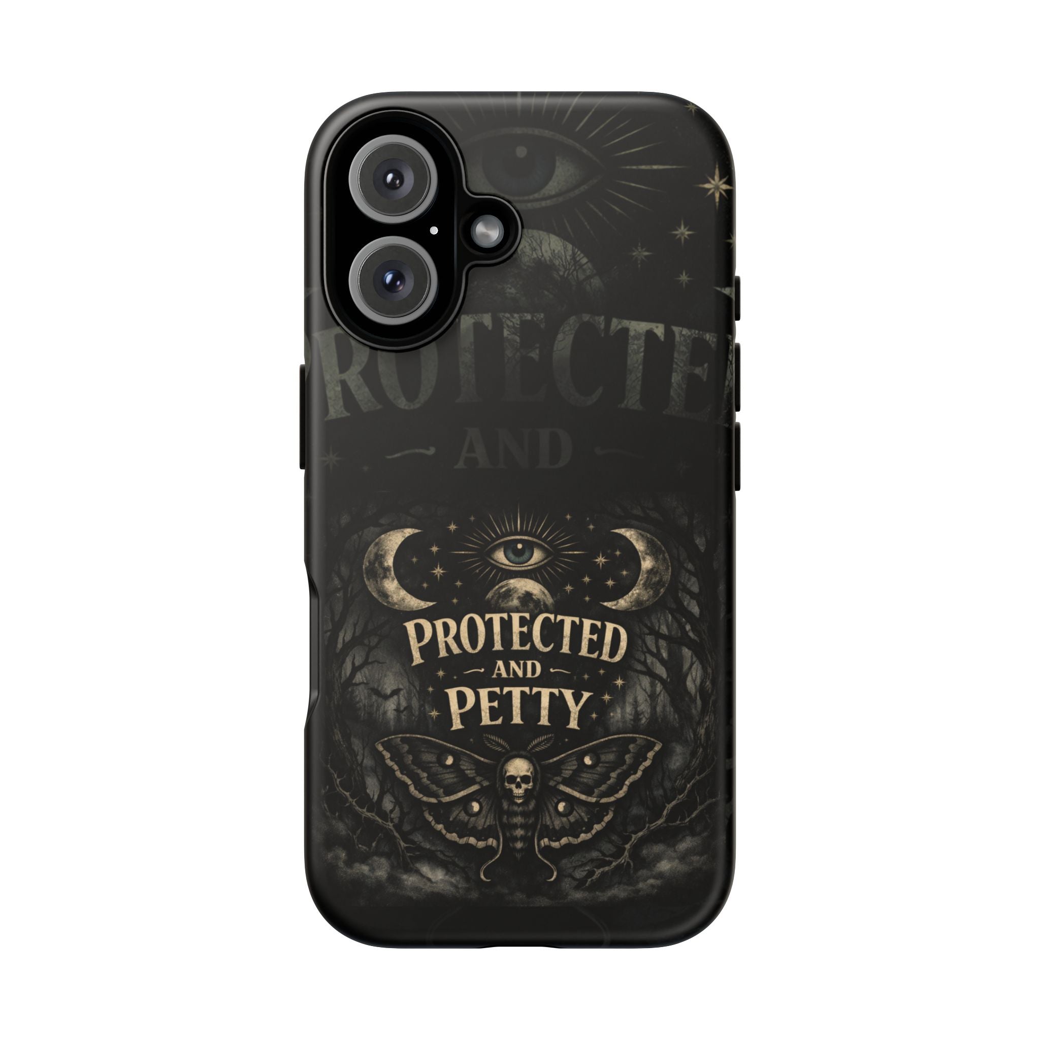 Phone Case — Gothic 'Protected and Petty' Tough Protective Cover