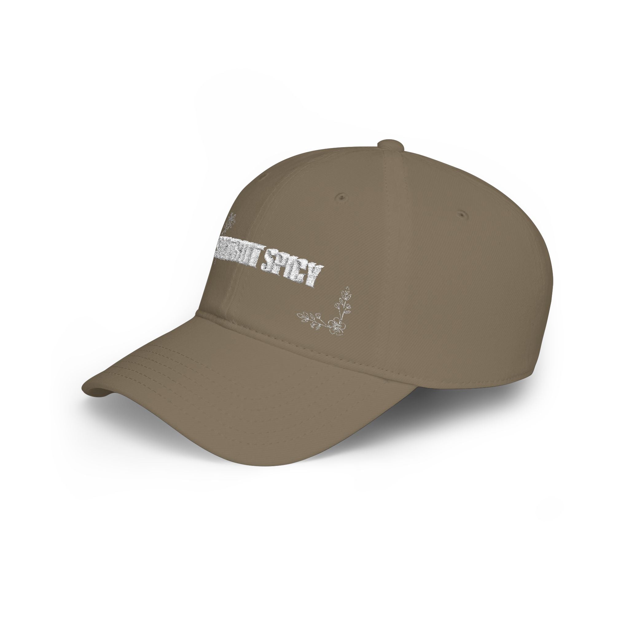 Soft But Spicy Embroidered Baseball Cap — Low Profile Summer Hat