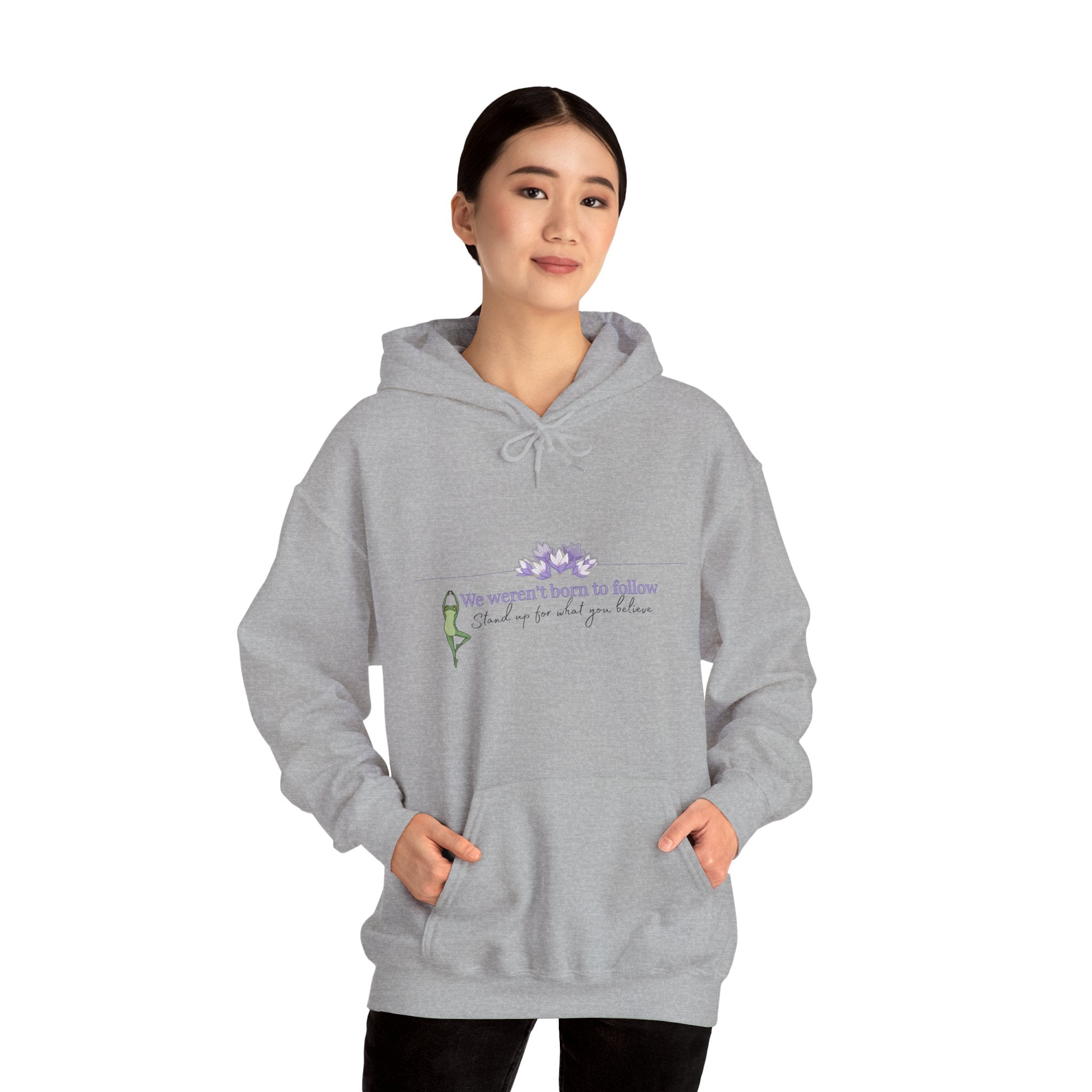 "We weren't born to follow" Cozy Pullover
