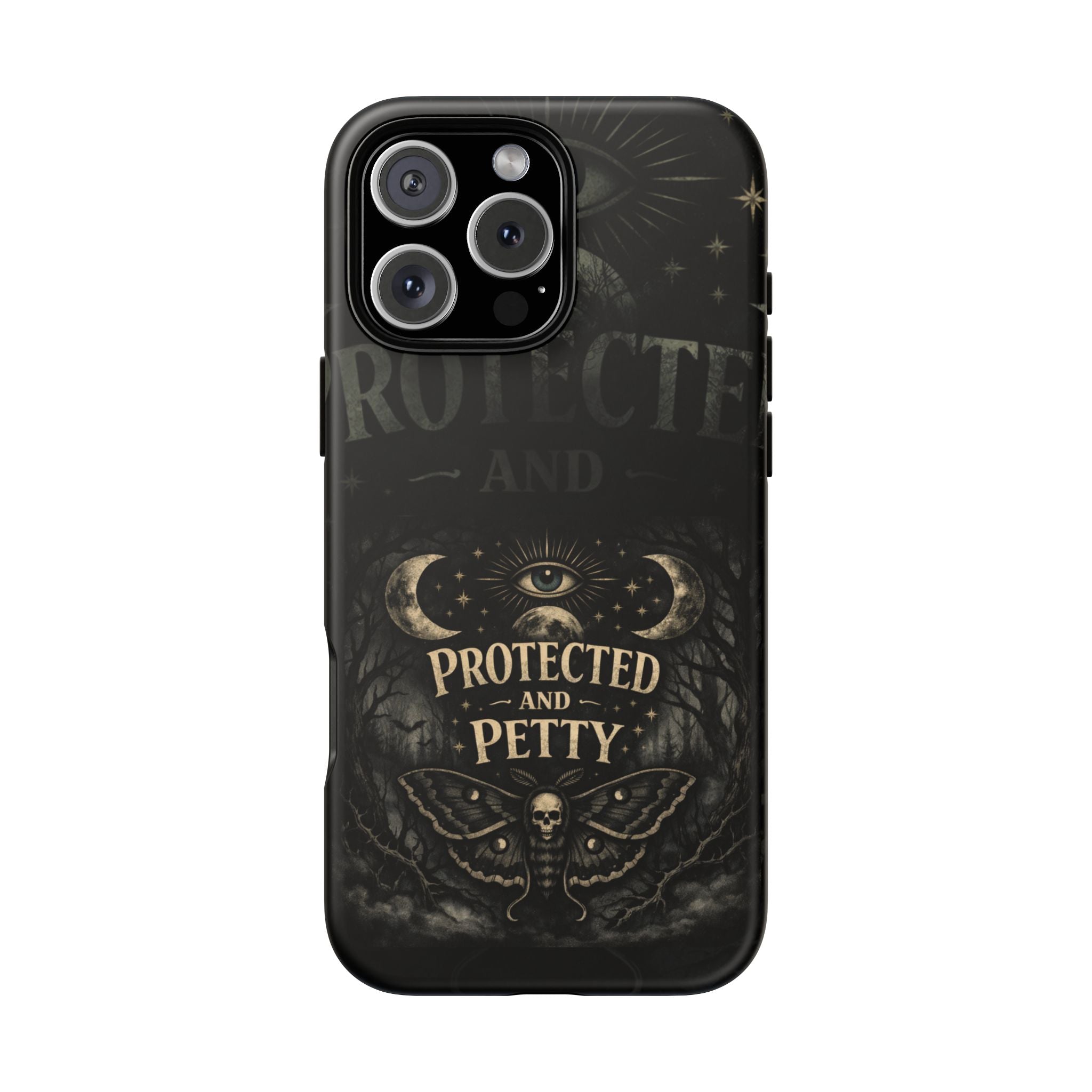 Phone Case — Gothic 'Protected and Petty' Tough Protective Cover
