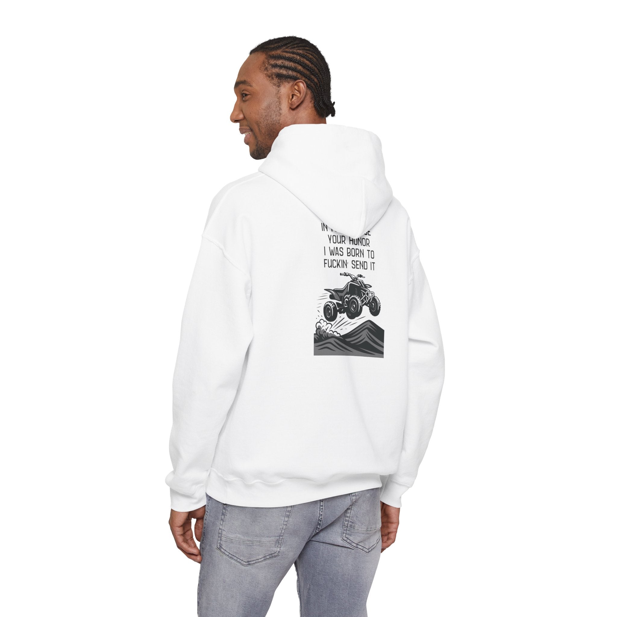 Hoodie — "In My Defense Your Honor" Off‑Road ATV Hoodie