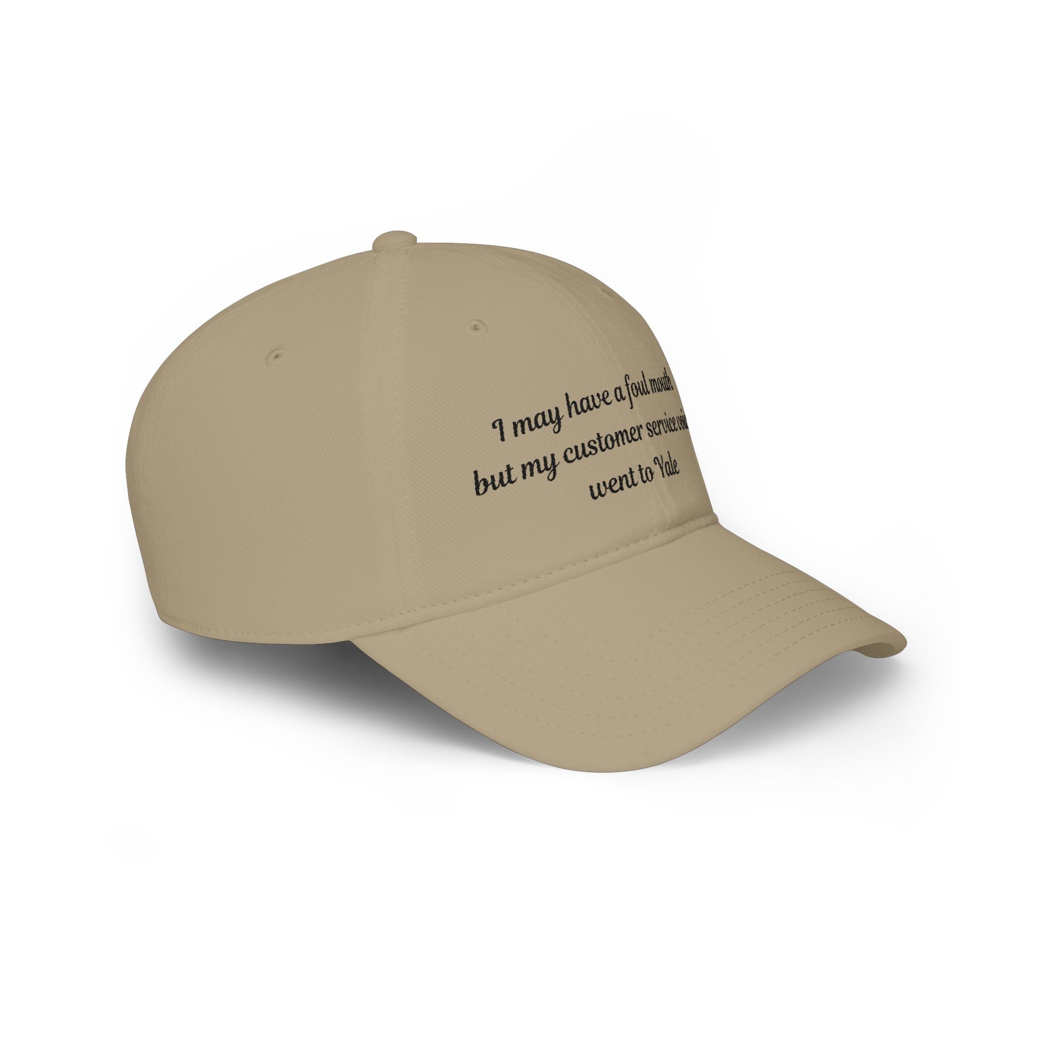I may have a foul mouth Low Profile Embroidered Baseball Cap — Women's Attitude Hat