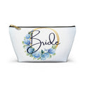 Bride Hydrangea Cosmetic Pouch — Wedding Makeup Bag