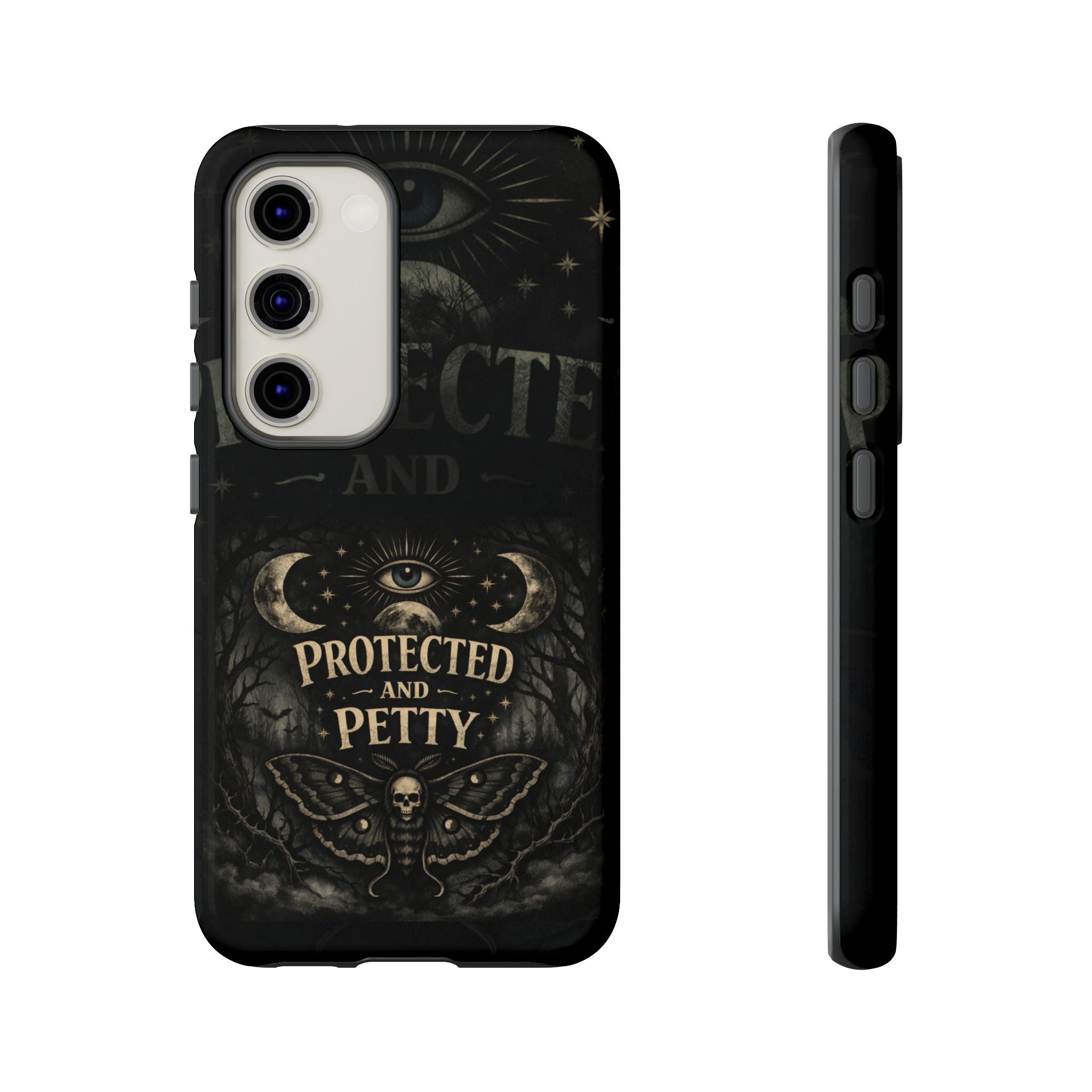 Phone Case — Gothic 'Protected and Petty' Tough Protective Cover