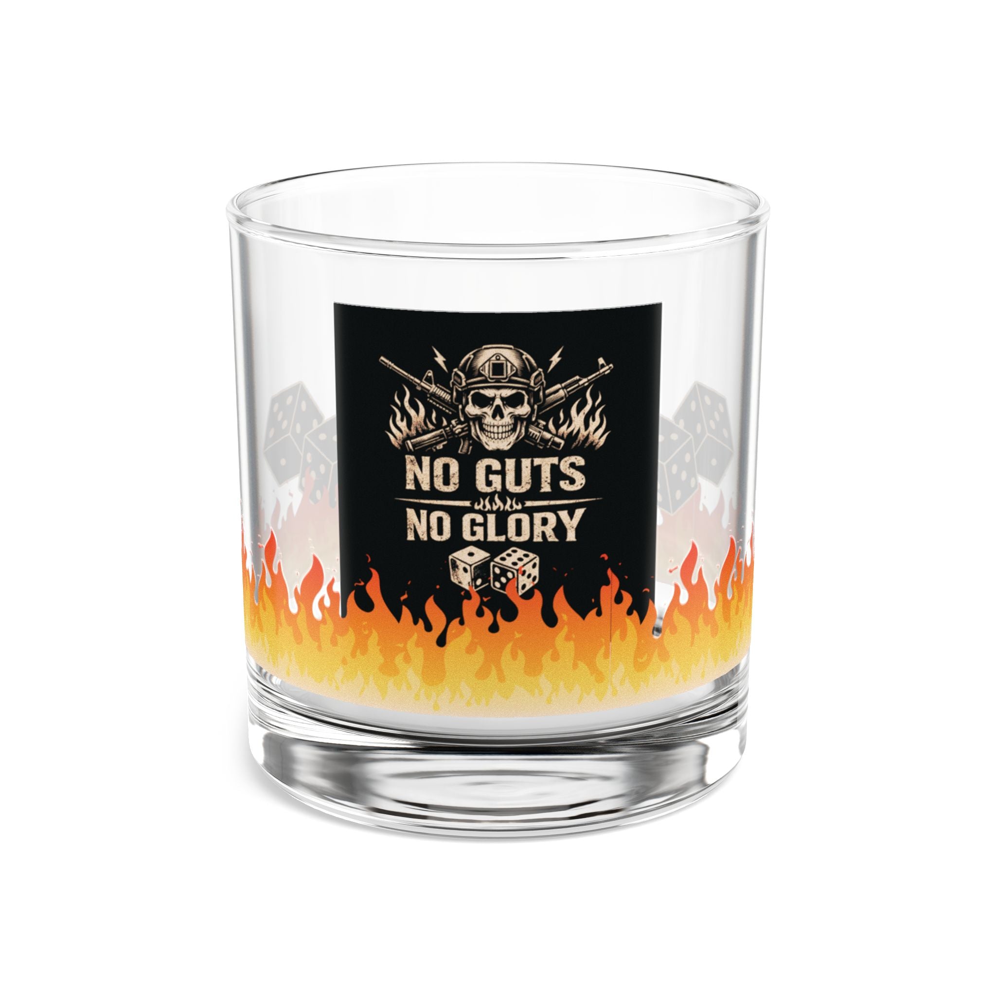 Whiskey Rocks Glass - Masculine Energy 10oz