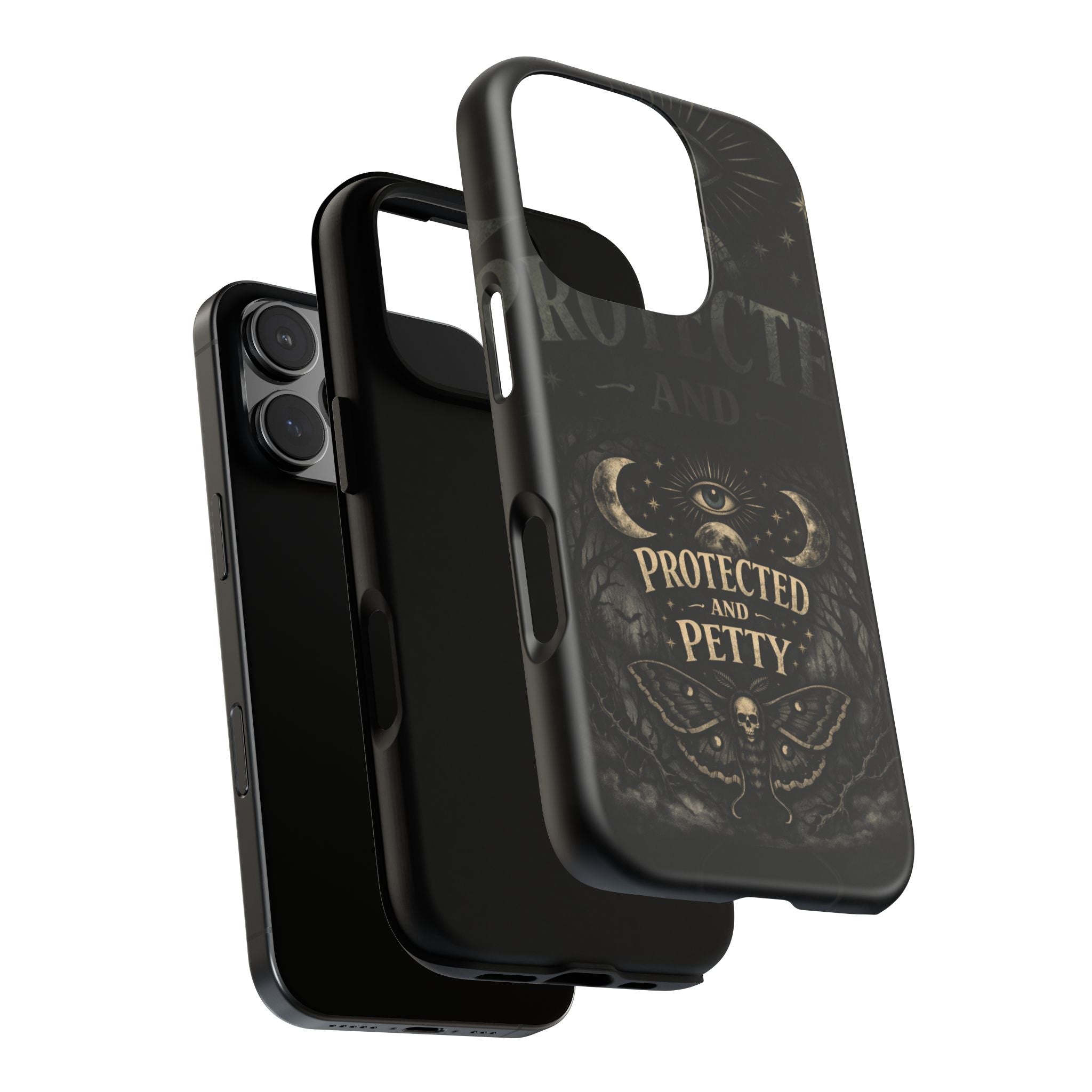 Phone Case — Gothic 'Protected and Petty' Tough Protective Cover