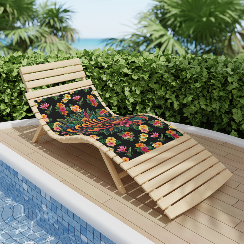 I Could Be Meaner Floral Beach Towel – Bold Tropical Sarcastic Vacation Towel