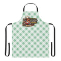 Funny Grandma Cooking Apron – "If You Don't Like My Cooking" Lower Your Standards, Gingham Kitchen Apron
