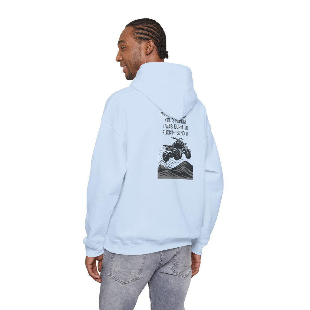 Hoodie — "In My Defense Your Honor" Off‑Road ATV Hoodie