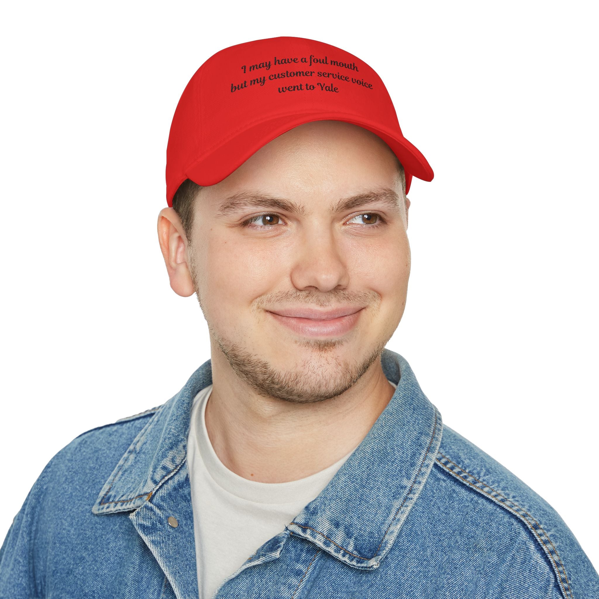 I may have a foul mouth Low Profile Embroidered Baseball Cap — Women's Attitude Hat