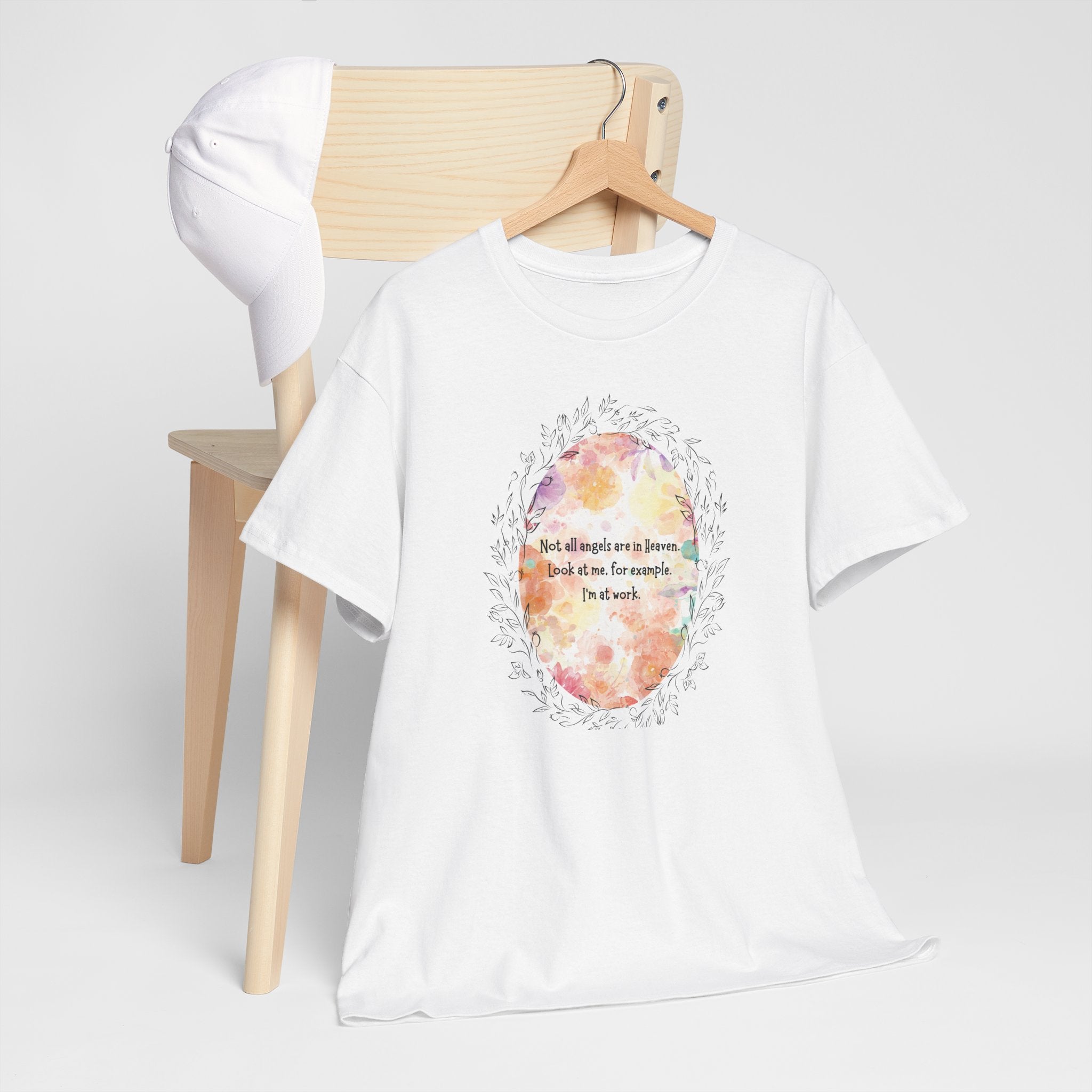 Floral Watercolor Inspirational Tee — "Not Always"
