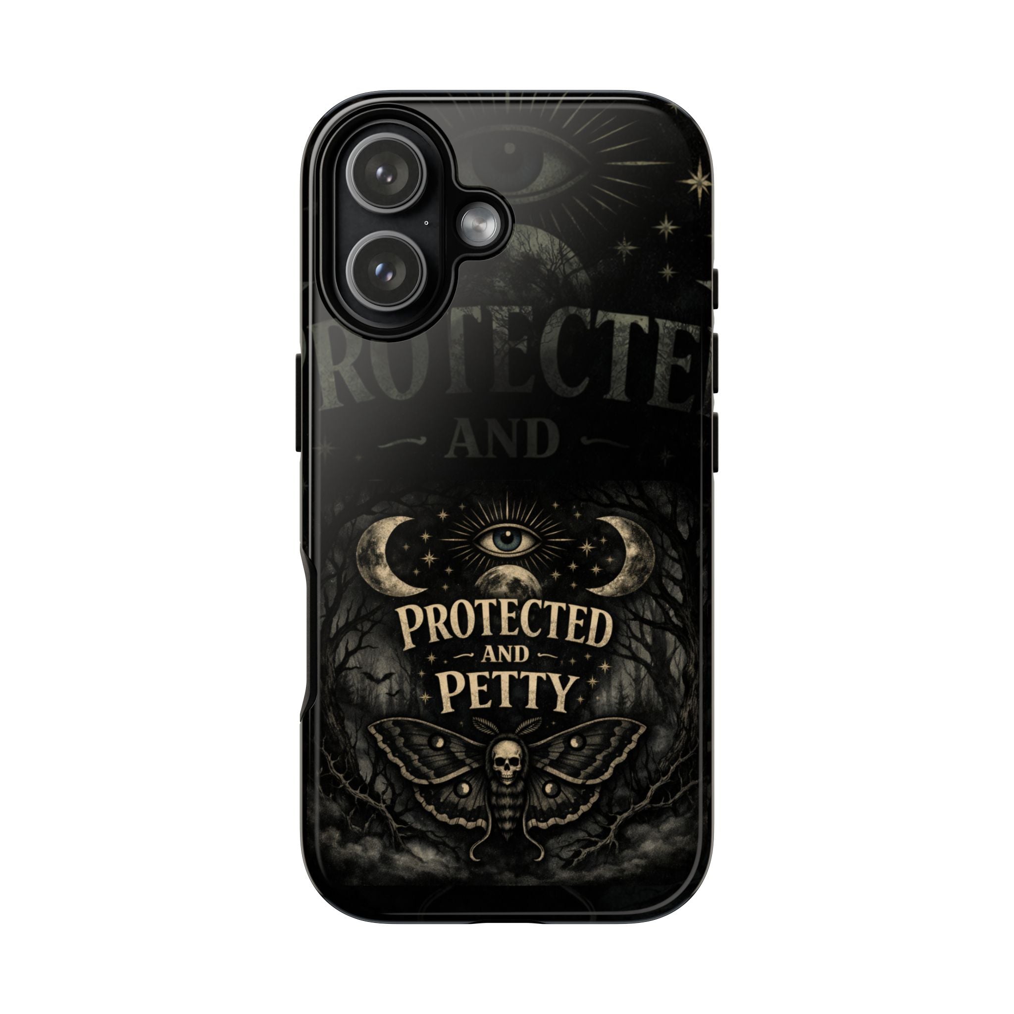 Phone Case — Gothic 'Protected and Petty' Tough Protective Cover