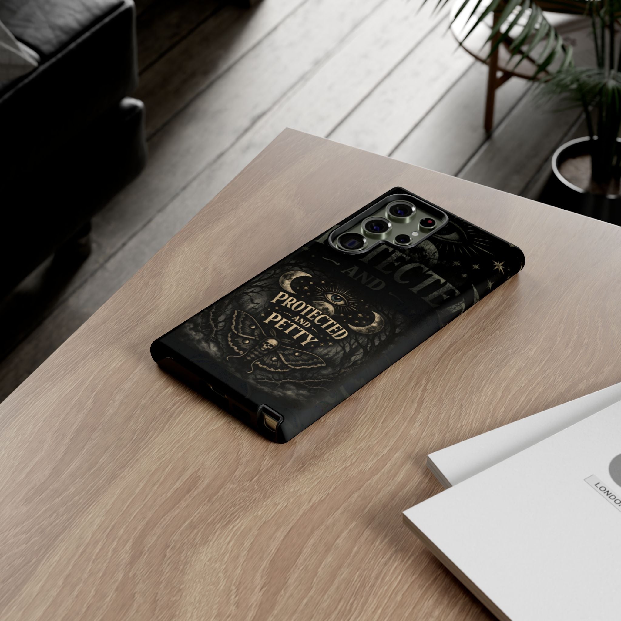 Phone Case — Gothic 'Protected and Petty' Tough Protective Cover