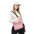 Charming Chaos Pink Tote Bag — "A Little Chaos, A Lot of Charm" All-Over-Print