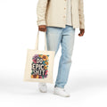 Do Epic Shit Tote Bag — Floral Motivational Canvas Tote