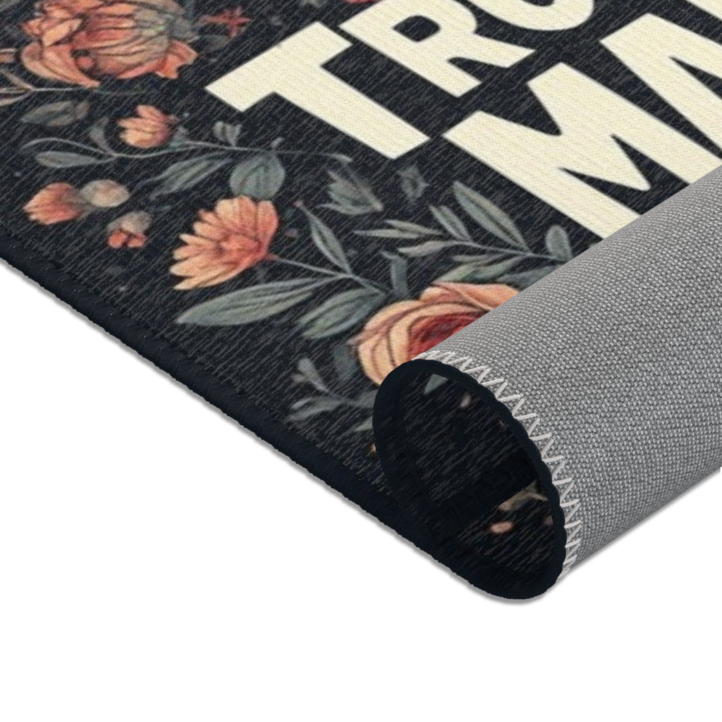 Trouble Maker Floral Area Rug