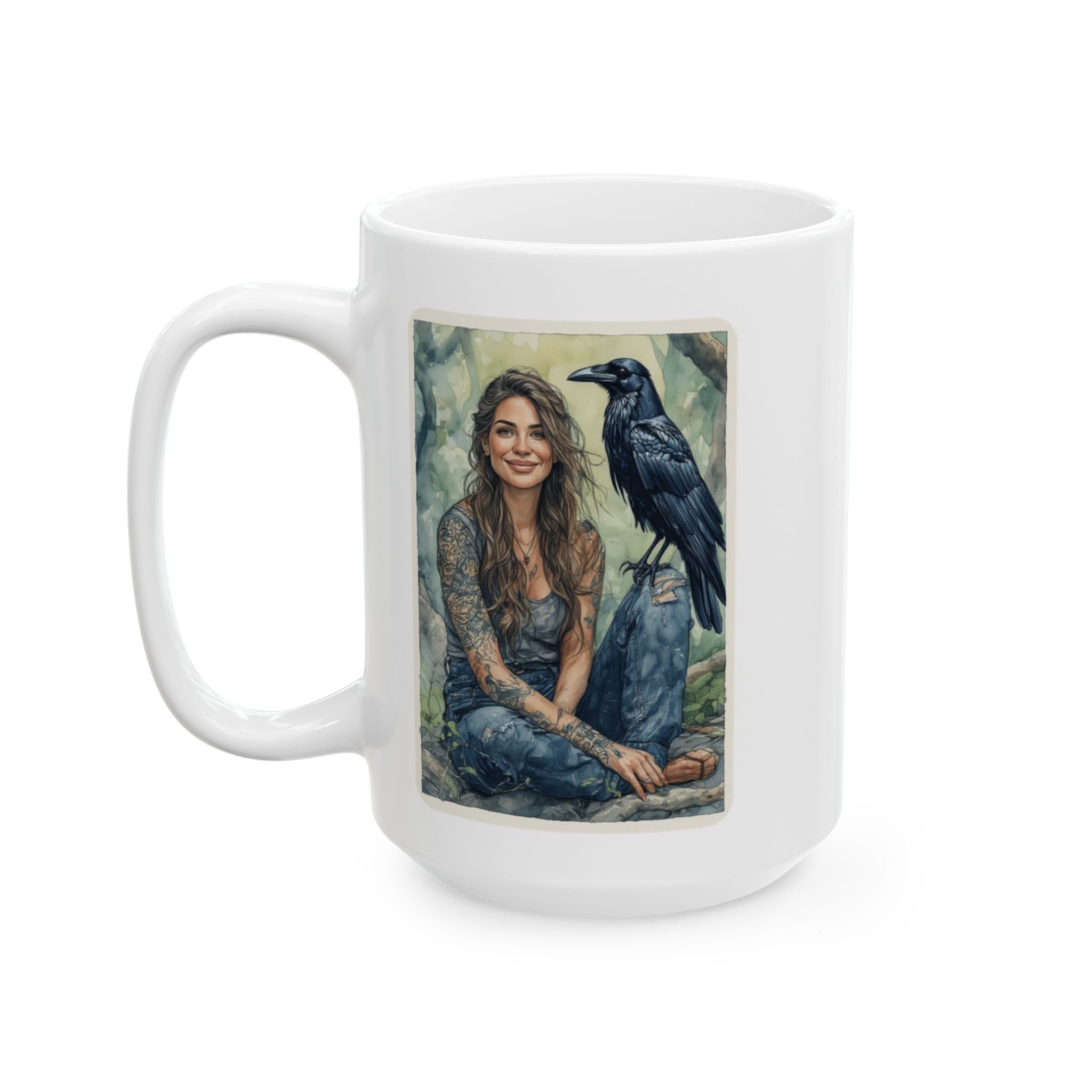 Crows Before Bros  —  Ceramic Coffee Cup