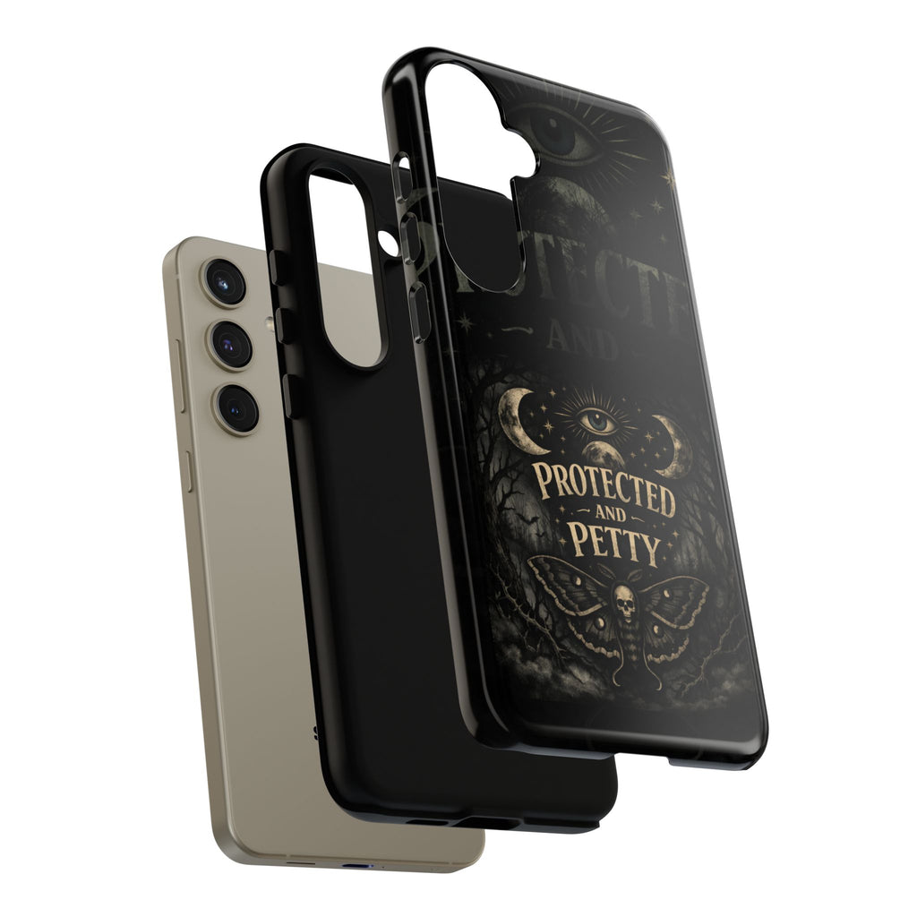 Phone Case — Gothic 'Protected and Petty' Tough Protective Cover