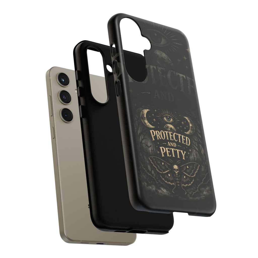 Phone Case — Gothic 'Protected and Petty' Tough Protective Cover