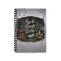 Spiral Notebook — Gothic "Lurk Laugh Loathe" Ruled Journal