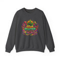 High Frequency Graphic Sweatshirt — Colorful Cannabis Leaf Vibe