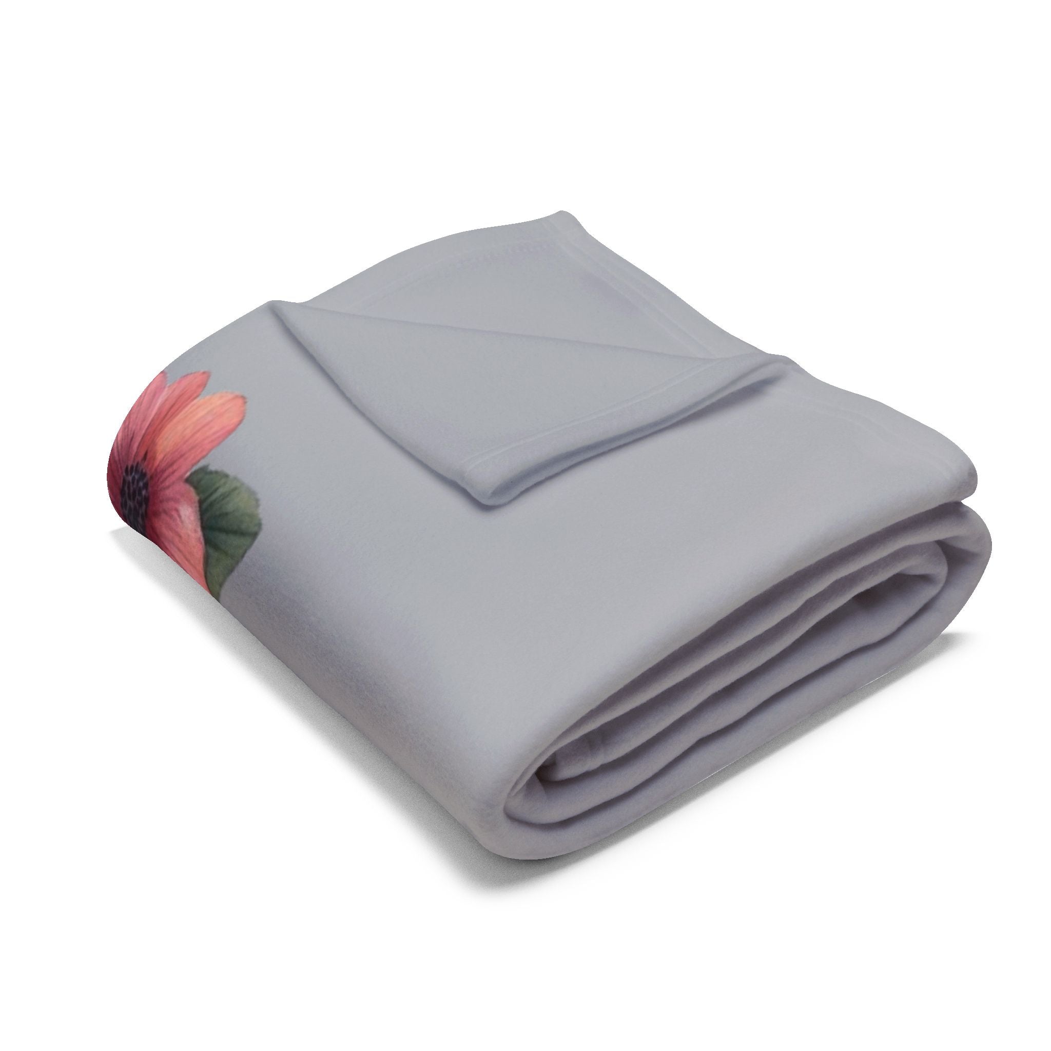 Arctic Fleece Blanket — “This Too Shall Pass, But Like Holy F**k” Floral Quote Throw