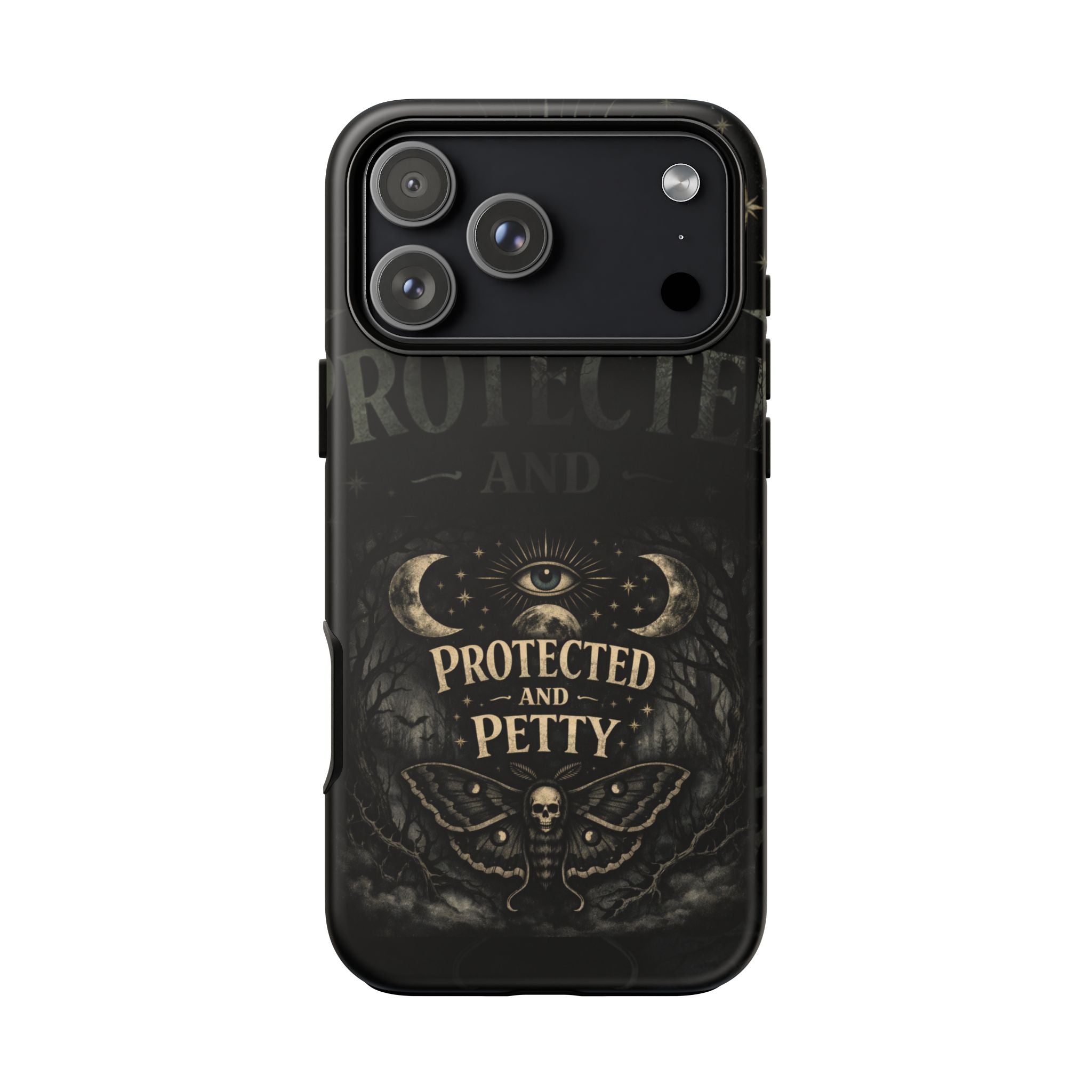 Phone Case — Gothic 'Protected and Petty' Tough Protective Cover