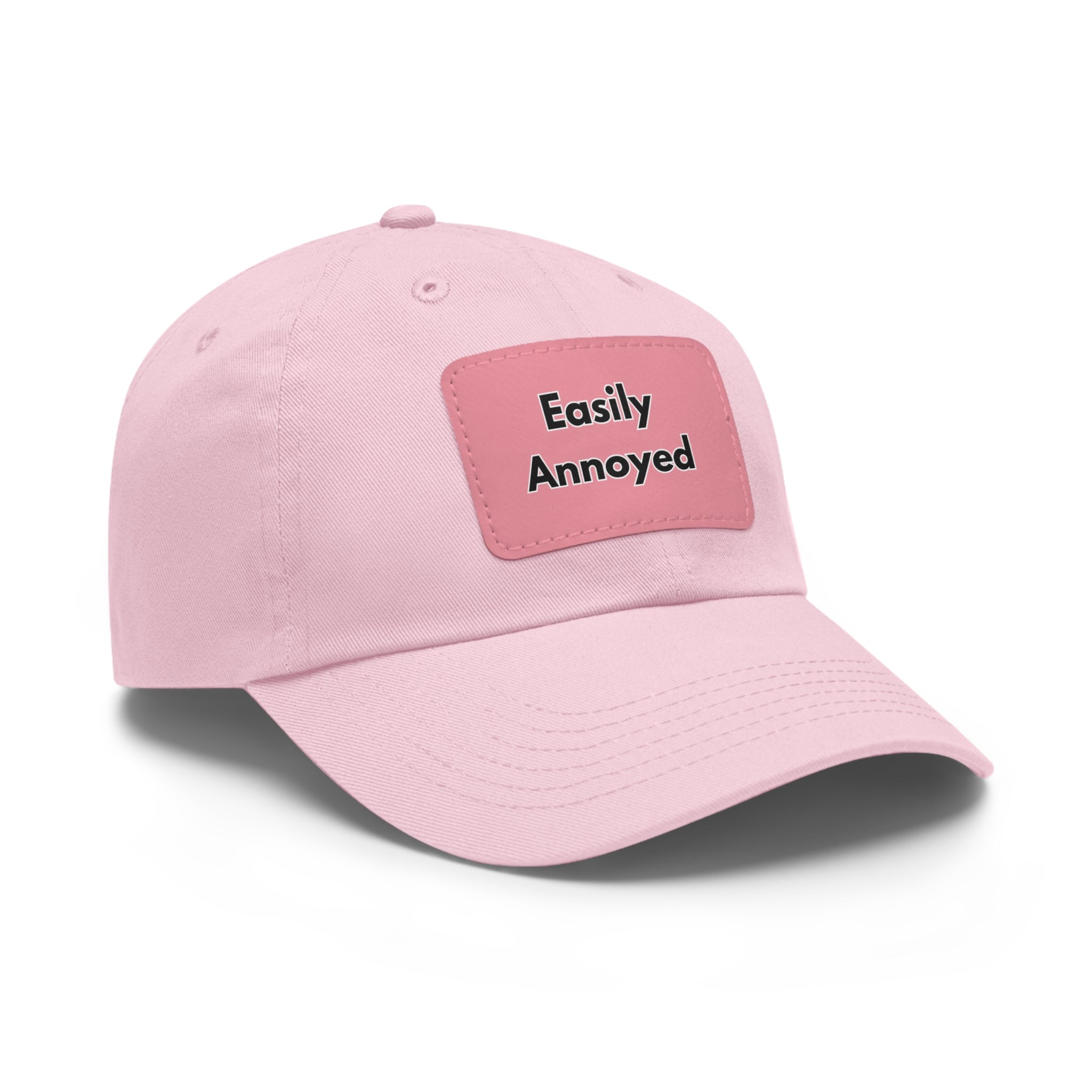 Easily Annoyed Leather Patch "Dad Hat" – Funny Casual Cap